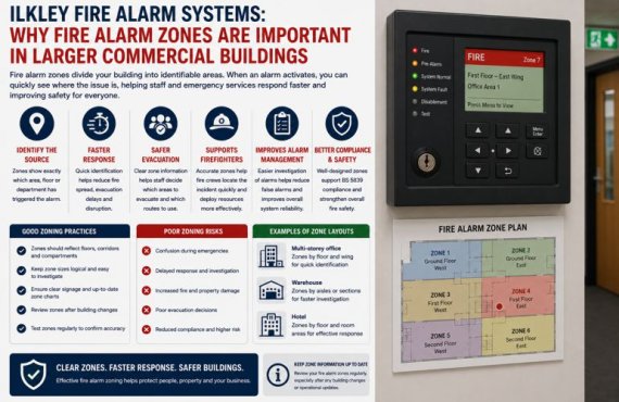 Ilkley Fire Alarm Systems: Why Fire Alarm Zones Are Important in Larger Commercial Buildings